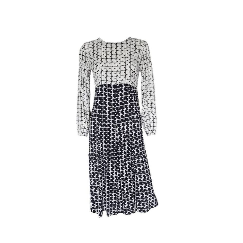 & other stories patterned midi dress